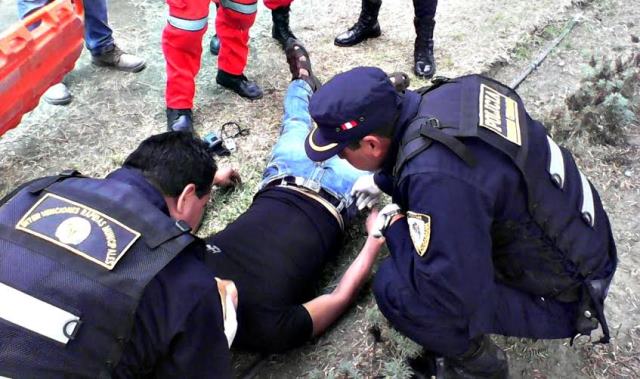 Trujillo: joven de 23 años que fue atropellado recibió inmediata atención de socorristas