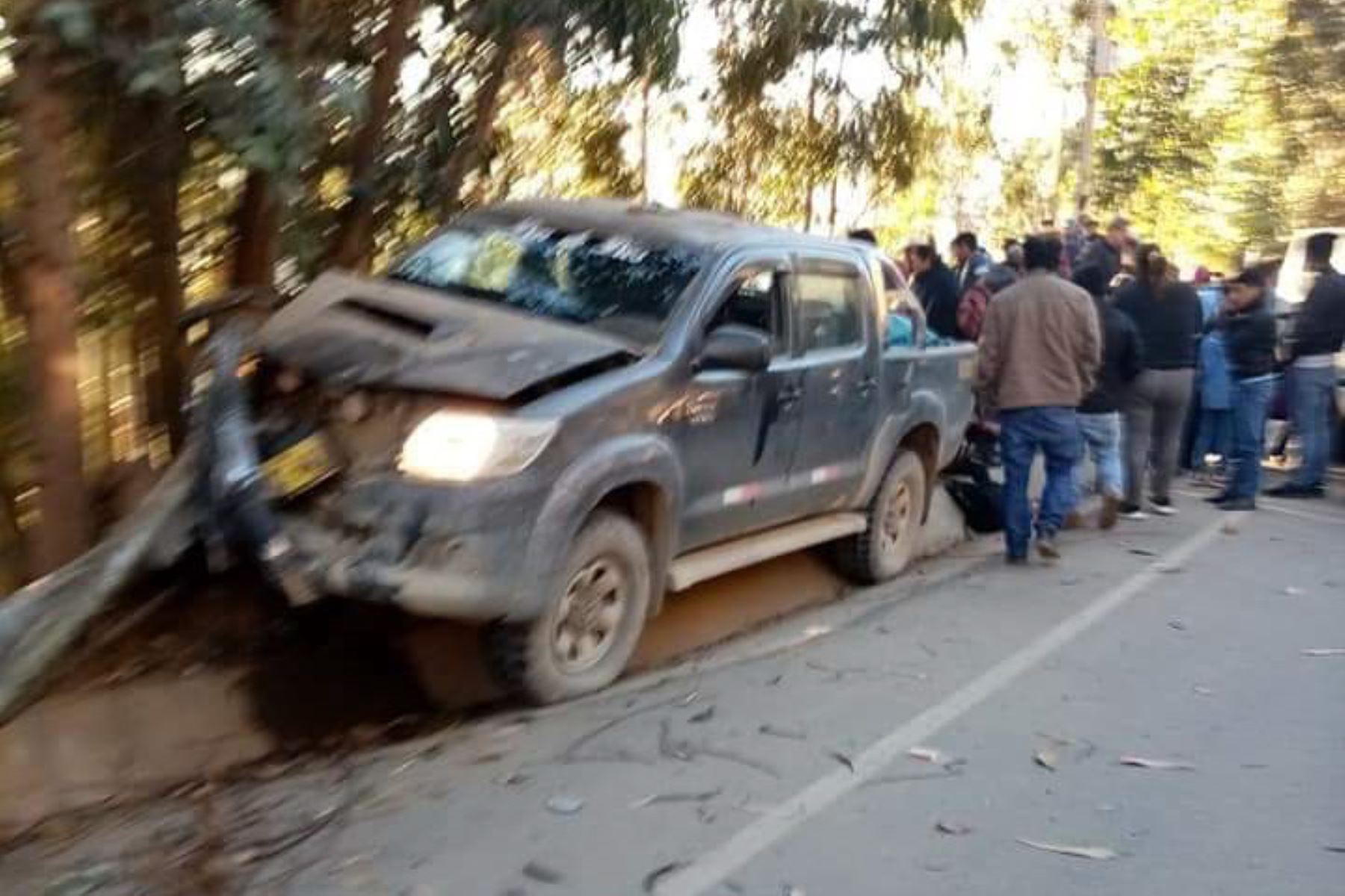 Tres escolares mueren atropellados por una camioneta en Huamachuco