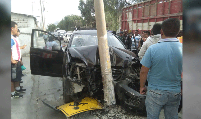 Trujillo: presunto ebrio atropelló a niño de un año y a su padre