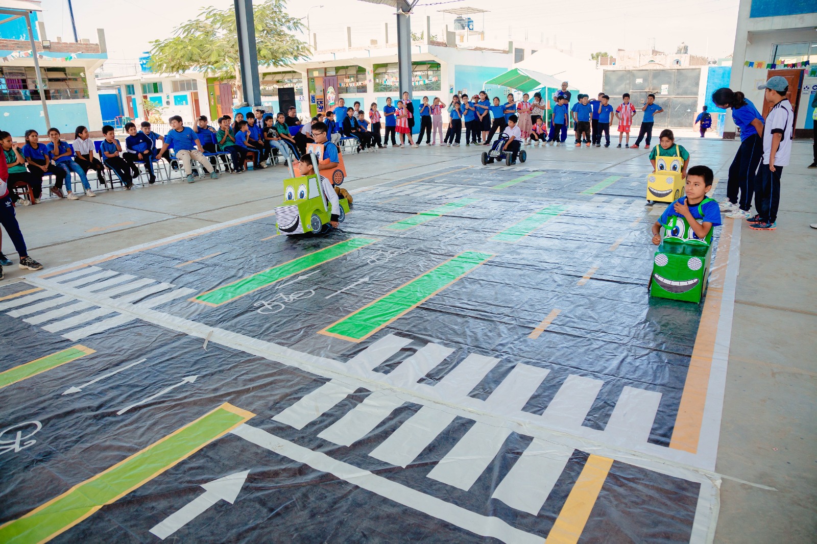 Más de 500 escolares participan en taller de Peatón Seguro en Virú