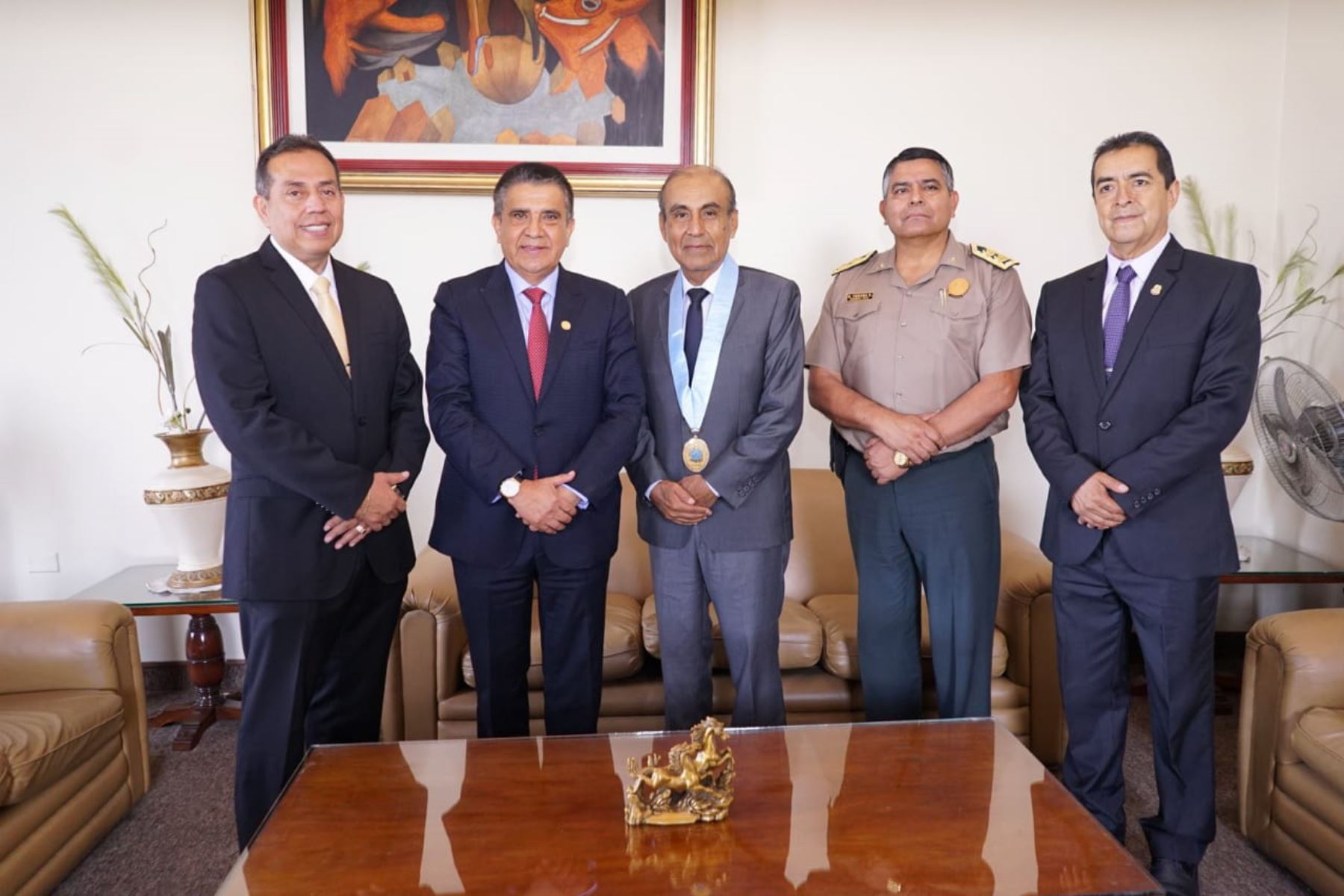 Nuevo jefe policial de La Libertad coordina acciones con autoridades