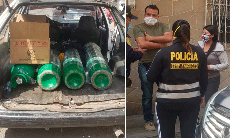 Trujillo: inescrupulosos adulteraban balones de oxígeno industrial para hacerlos pasar como tanques de uso medicinal 
