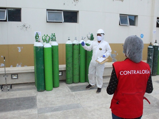 Contraloría exhorta a atender demanda de oxígeno para enfrentar el cornavirus