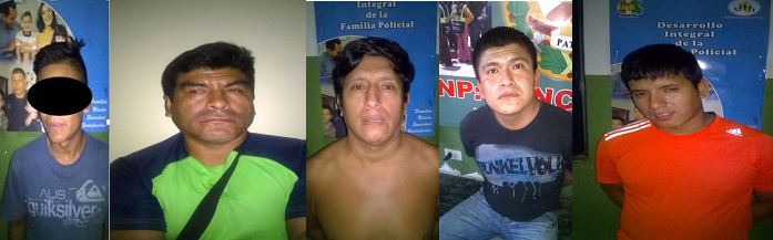 Capturan a presuntos miembros de "Los Malditos de El Porvenir"