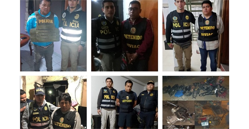 Dictan 30 meses de prisión preventiva para miembros de Los Rápidos y Furiosos de Trujillo City