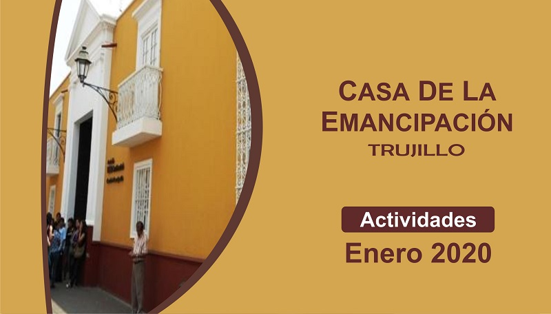 Programa de actividades en la Casa de la Emancipación para Enero 2020