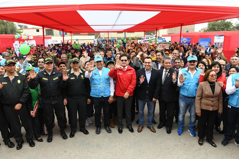 “Barrio Seguro” llega a 37 distritos y logra meta propuesta para el 2019