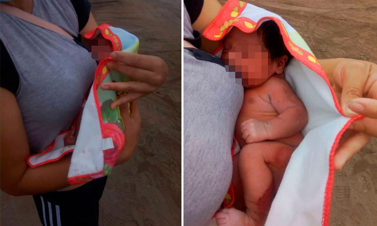 La Esperanza:  abandonan a recién nacido dentro de caja de galletas