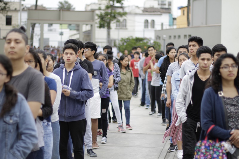 Más de 71 mil jóvenes rendirán Examen Nacional por Beca 18
