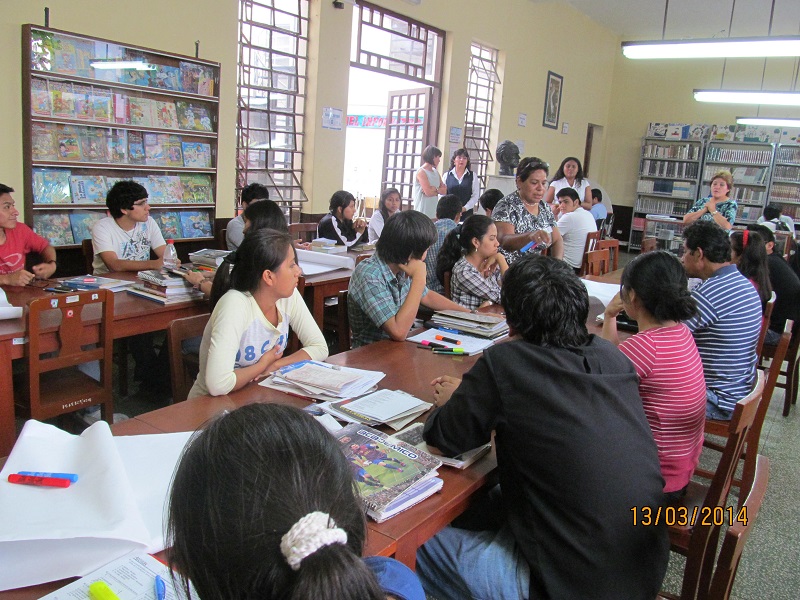 Biblioteca Municipal de Trujillo participó de la VIII Maratón Peruana de la Lectura