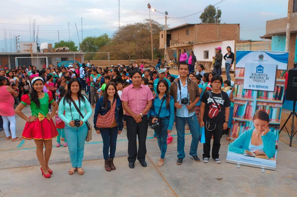 Biblioteca Municipal de Trujillo desarrollo jornada lúdica en Conache