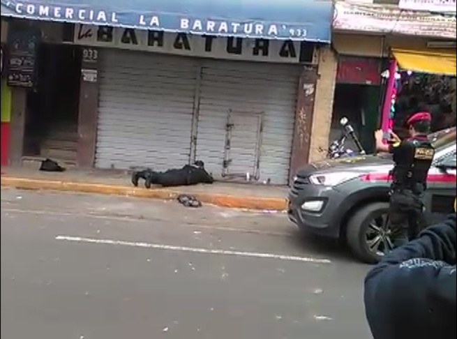 Dejan explosivo a pocas cuadras de centro histórico de Trujillo