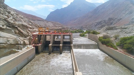 Se incrementa considerablemente caudal de ríos que conforman el sistema Chavimochic