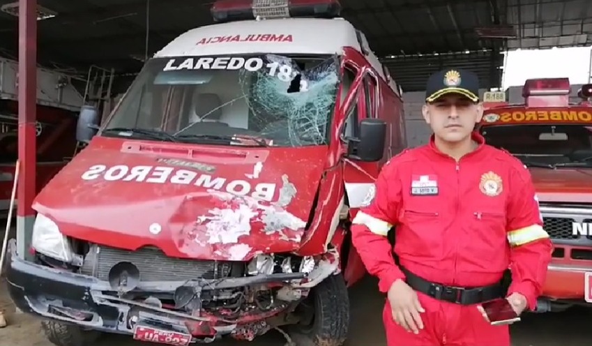 Laredo: compañía de bomberos piden apoyo para renovar ambulancia