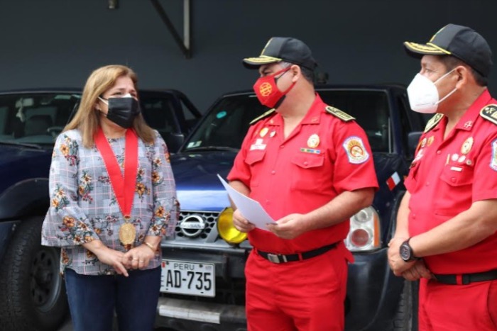 Trujillo: Fiscalía donó vehículos a cuerpo de bomberos 