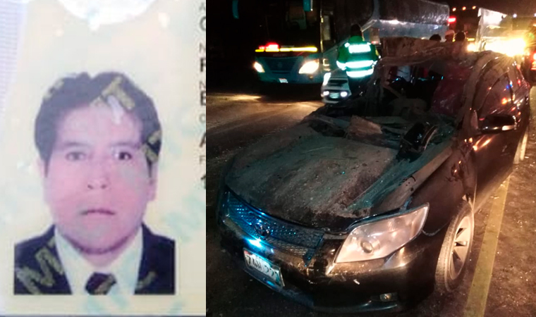 Chofer muere al quedarse dormido y chocar contra un ómnibus en Virú