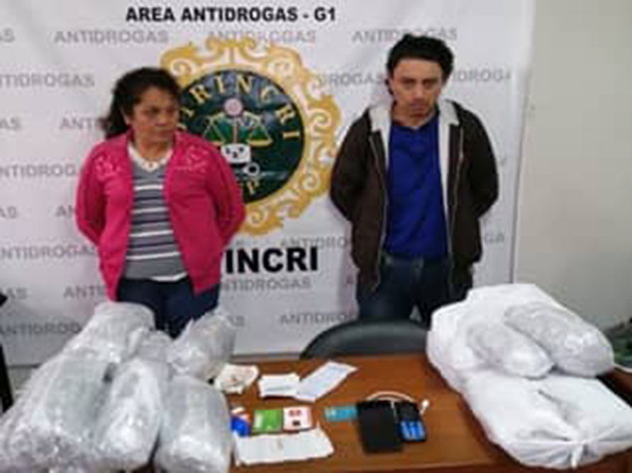 Trujillo: cae pareja con más de 7 kilos de marihuana