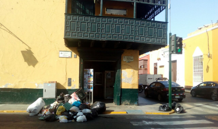  Presidente de la Cámara de Comercio demanda mas eficiencia en recojo de la basura en Trujillo