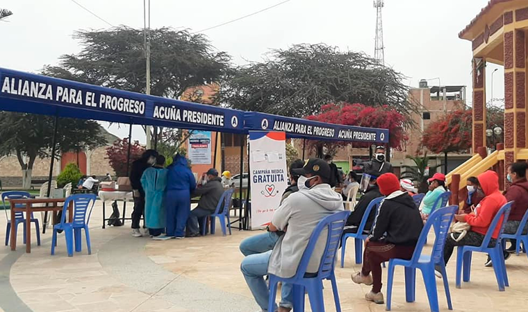 Virú: Alianza para el Progreso aprovecha campaña de salud para promocionar partido