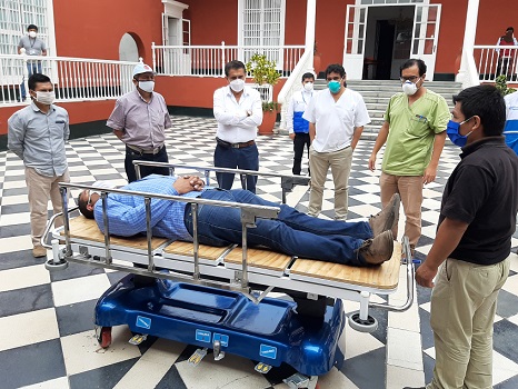 Empresarios liberteños crean el primer prototipo de cama UCI