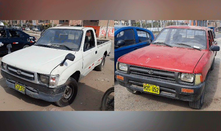 Encuentran dos camionetas con denuncias por robo en urbanización El Golf