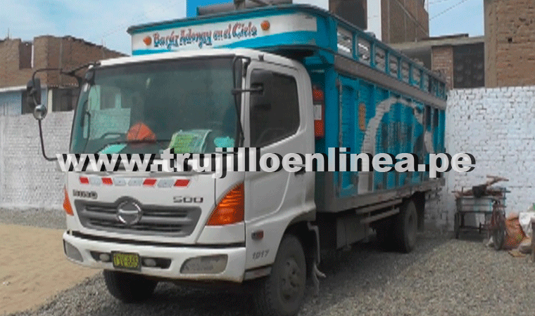 Trujillo: Recuperan camión robado con artículos valorizados en 50 000 dólares