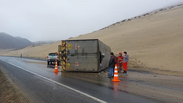 Chofer de un camión de encomiendas perdió la vida en fatal accidente en Coscomba