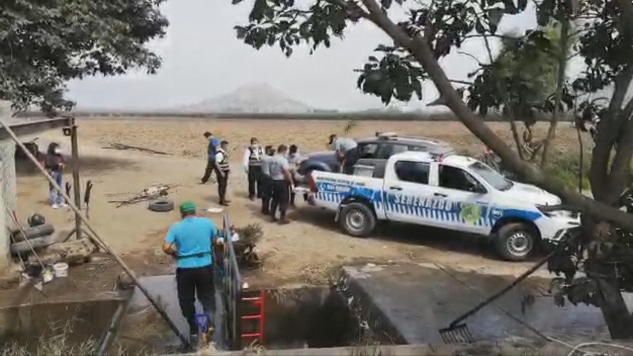 Encuentran cadáver flotando en canal de regadío en Laredo