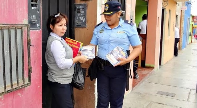 Seguridad Ciudadana de Trujillo participa en campaña por Fenómeno El Niño