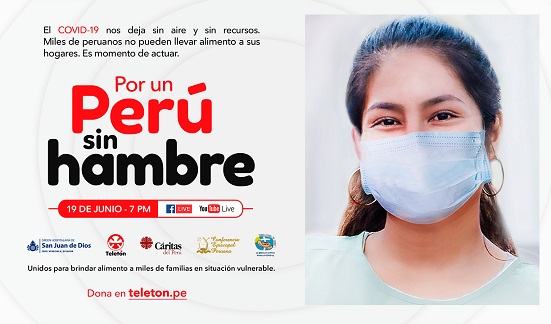 Fundación Teletón y la  Conferencia Episcopal Peruana presentan "Por un Perú sin hambre"