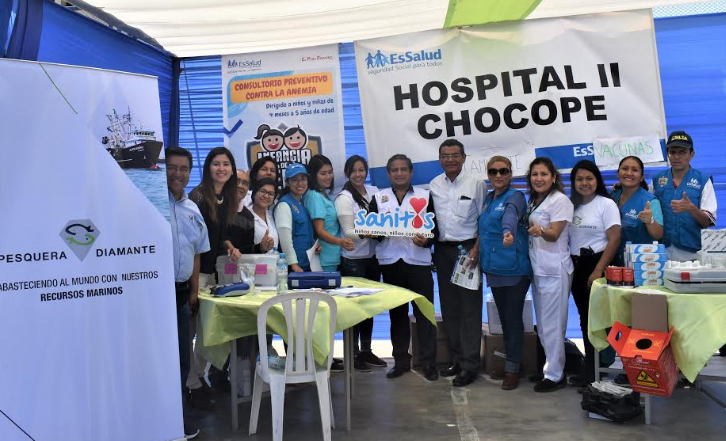 SNP y sector empresarial inician lucha contra la anemia infantil en zonas pesqueras