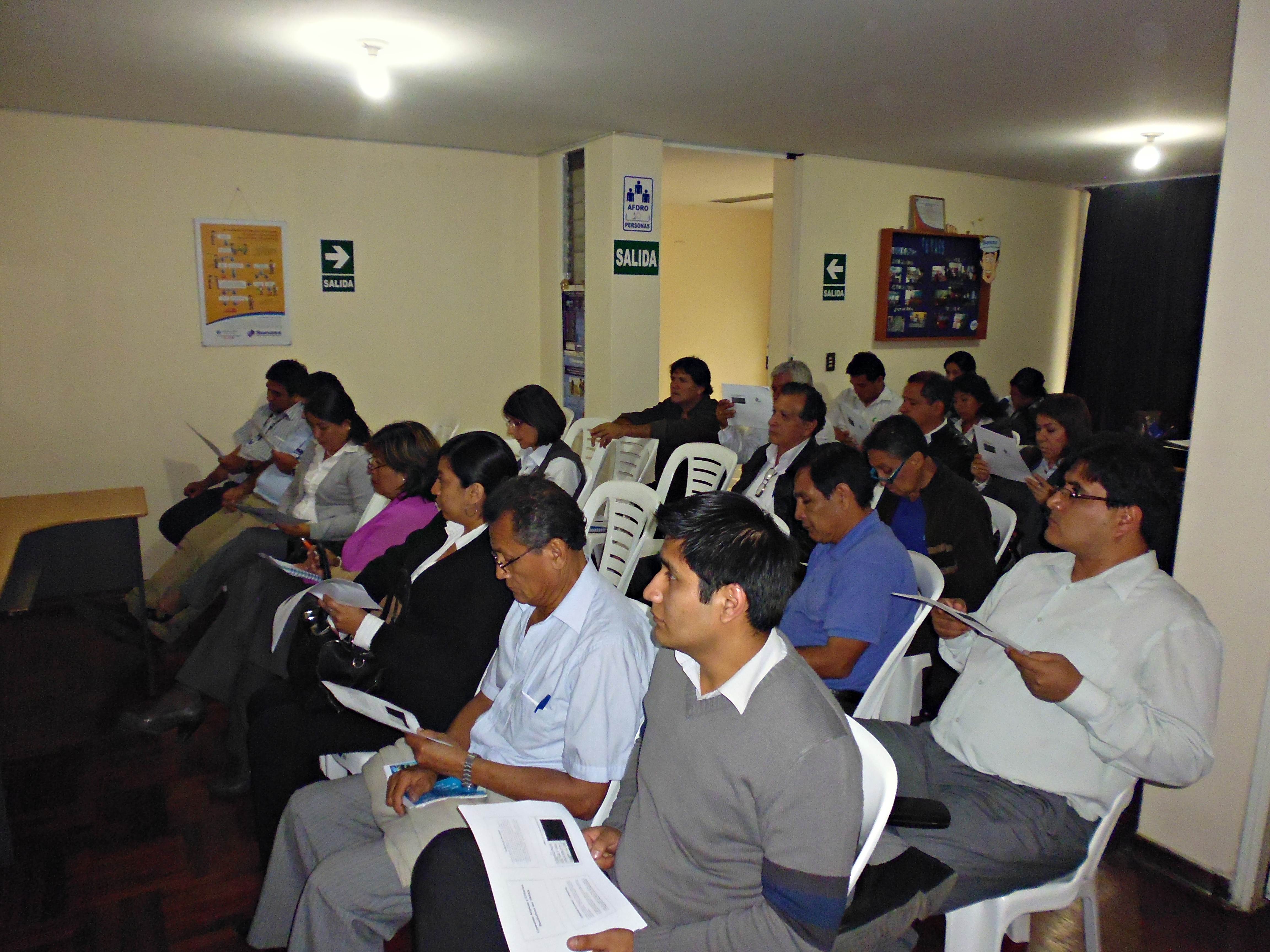 Sunass brindó capacitación a funcionarios de Sedalib