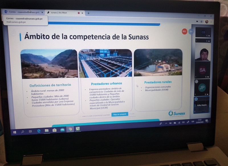 Sunass capacita a servidores municipales de La Libertad sobre servicios de saneamiento en el ámbito rural