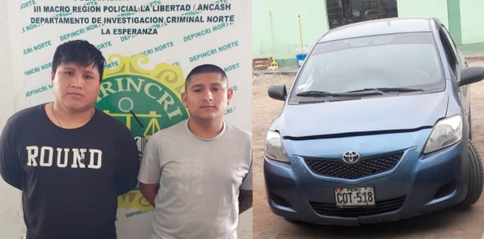 Capturan a sujetos que extorsionaban a empresa que remodelaba parque en La Esperanza