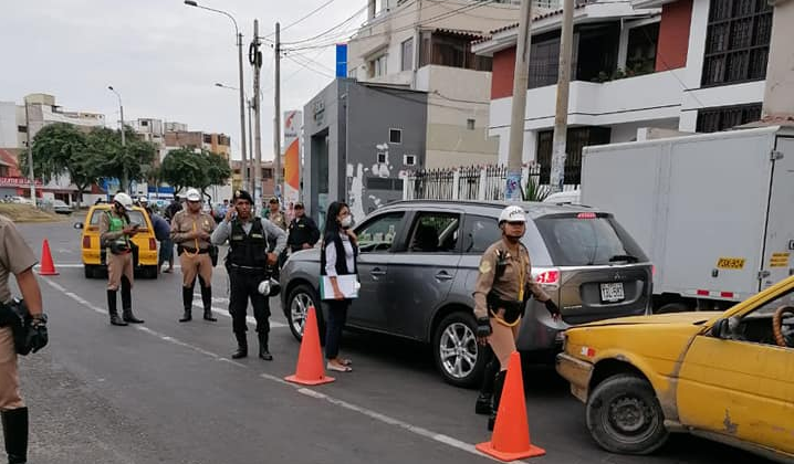Trujillo: internan 20 vehículos por circular durante estado de emergencia 