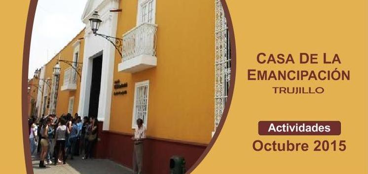 Programación cultural de la Casa de La Emancipación para octubre 2015
