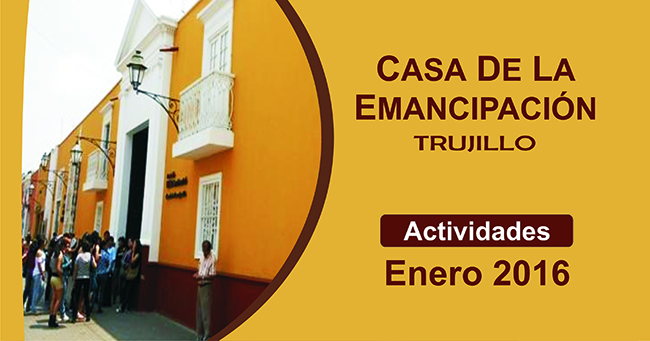 Programa de actividades en la Casa de la Emancipación para enero 2016
