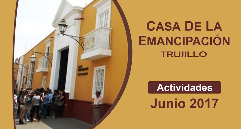 Programa de actividades en la Casa de la Emancipación para junio 2017