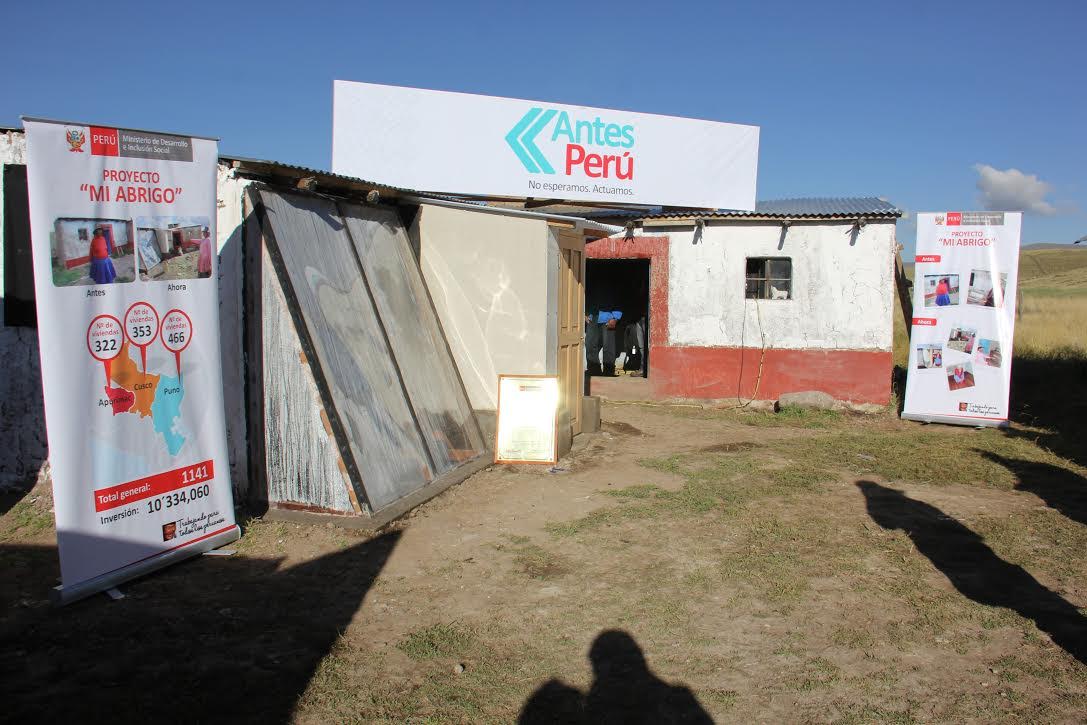 Acondicionarán más de mil 100 viviendas para protección de familias por heladas en zonas altoandinas