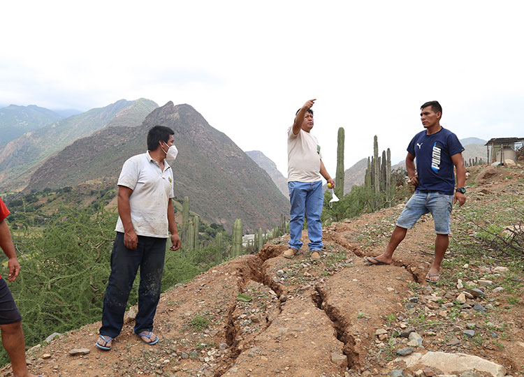 Gran Chimú: caserío a punto de desaparecer a causa de falla geográfica en Lucma