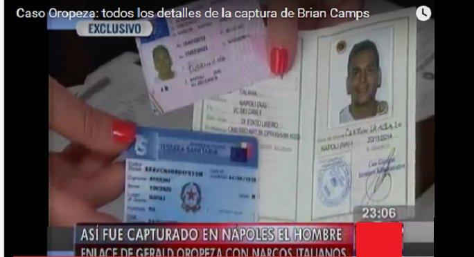 Poder Judicial solicitó extradición del trujillano Brian Camps