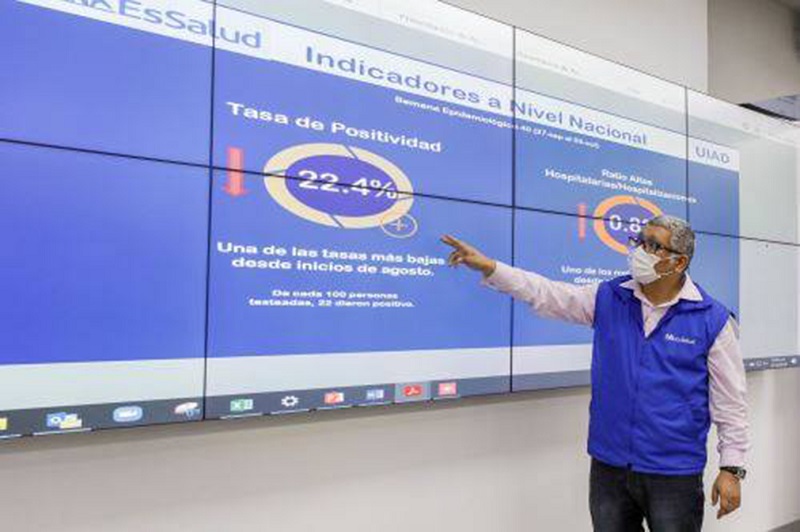 Muy buenas noticias: casos de contagios de covid-19 disminuyen en 50 % a nivel nacional