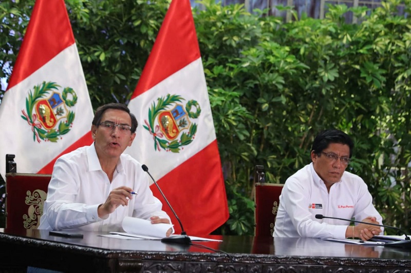 Casos de coronavirus suben a 318 en el país, informa presidente Vizcarra