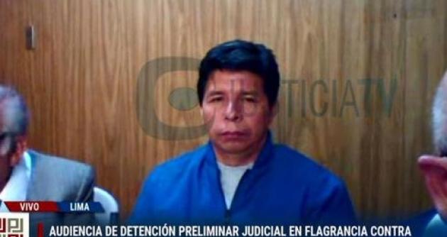 Pedro Castillo pide el PJ anular resolución del Congreso que lo vaca por incapacidad moral 