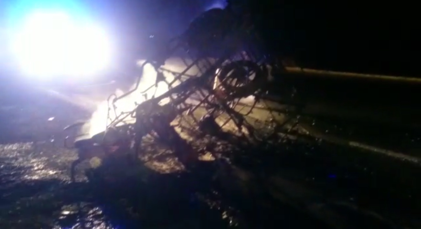 Virú: mototaxista salva de morir en incendio