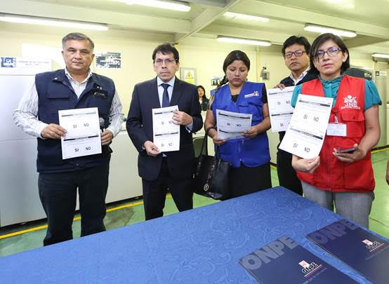 ONPE inició impresión de cédulas para consulta vecinal de creación del distrito Alto Trujillo