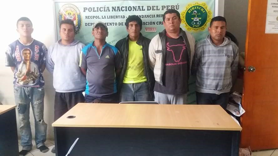 La Policía capturó a miembros de banda criminal "Los chancheros del Río Seco"