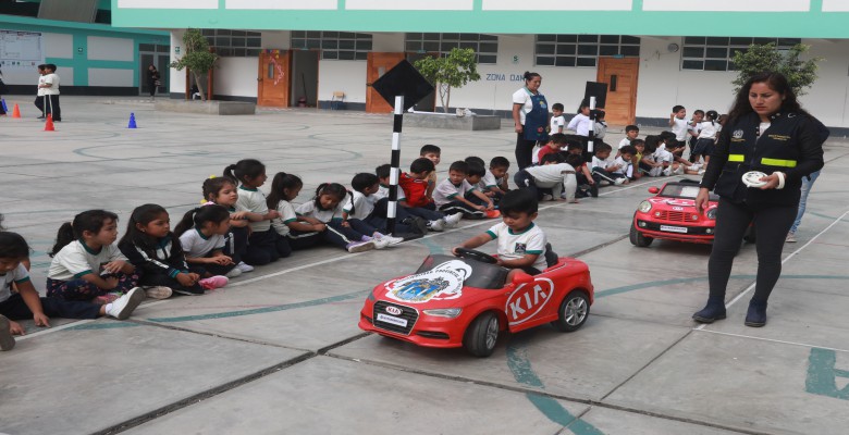 Trujillo: más de 100 niños beneficiados con charla de educación vial