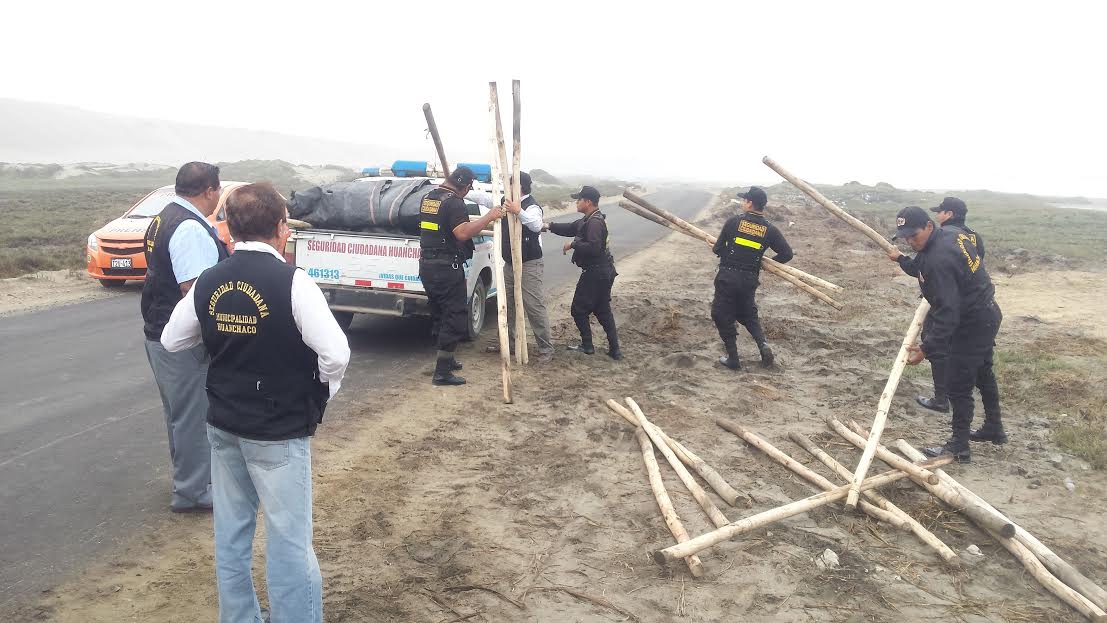 Desalojan a invasores de tierras de Chavimochic en Huanchaco y Chicama