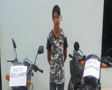 Retienen a menor por robar dos motocicletas en Chepén